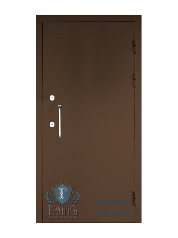 Входная металлическая двойная дверь - 02-86
