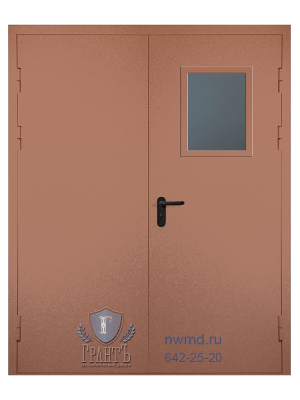 Техническая противопожарная дверь - 19-ДПМО-2-60П