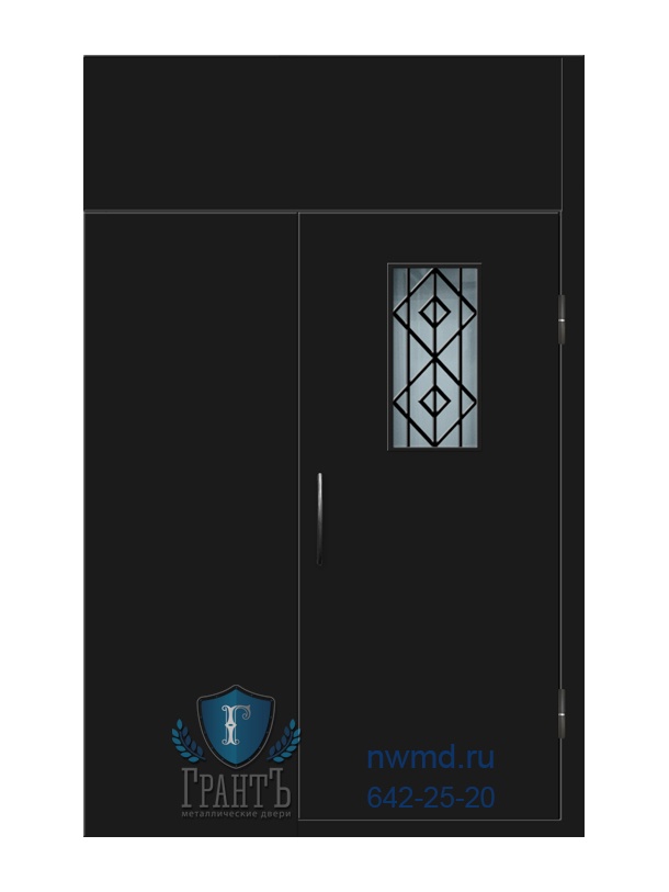 Входная металлическая дверь для подъезда - 03-94
