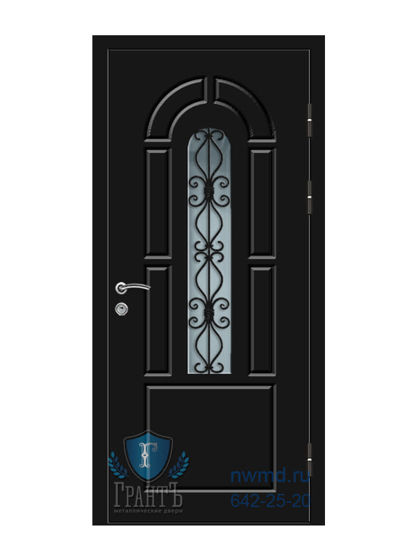 Наружная металлическая дверь - 12-68