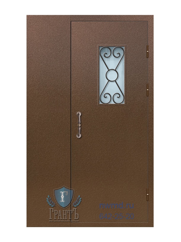Входная металлическая дверь для подъезда - 04-15